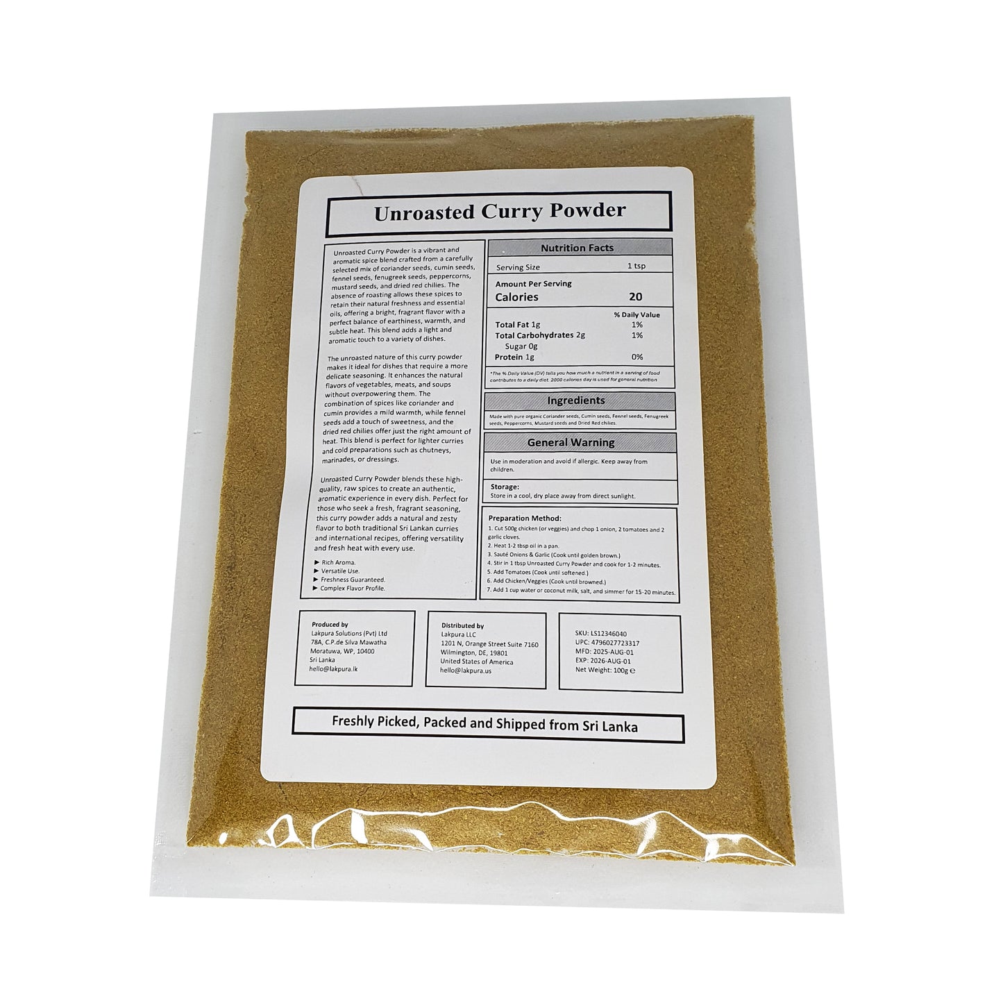 Lakpura® kari prášek (Thuna Paha)