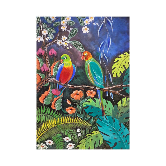 Lakpura® Ptáci v lese Nástěnné umění