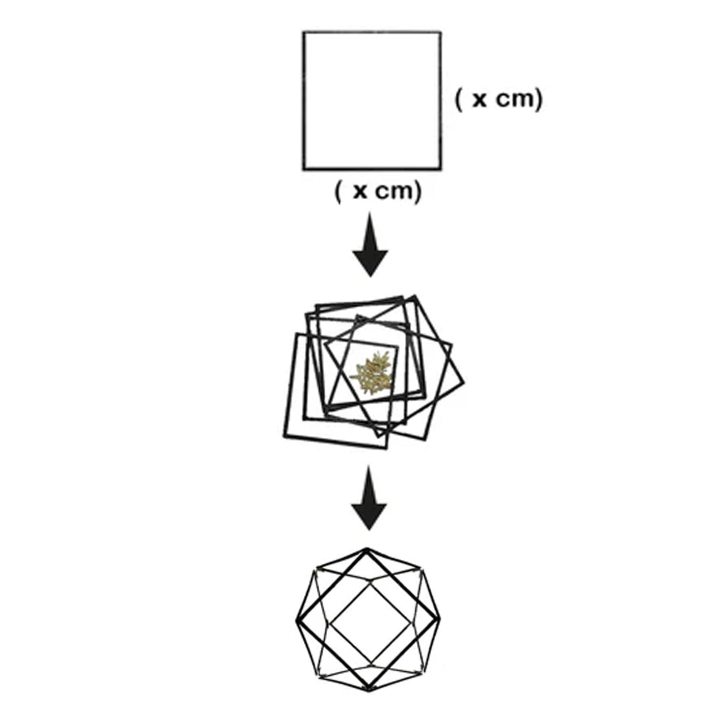 Lucerna Vesak (Atapattam Kudu) s plastovou konstrukcí