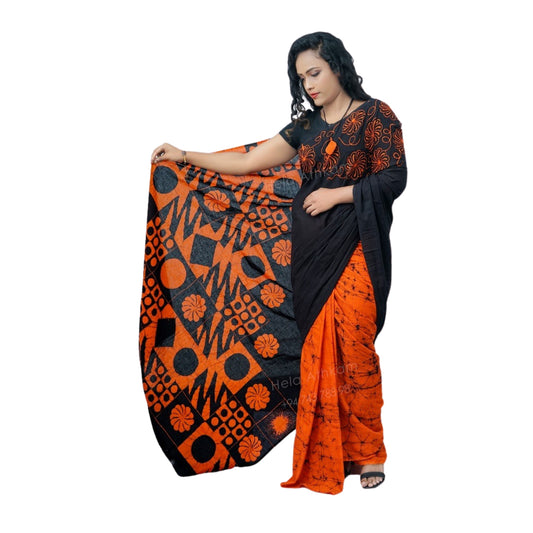 Lakpura Batik Saree (Design S202)