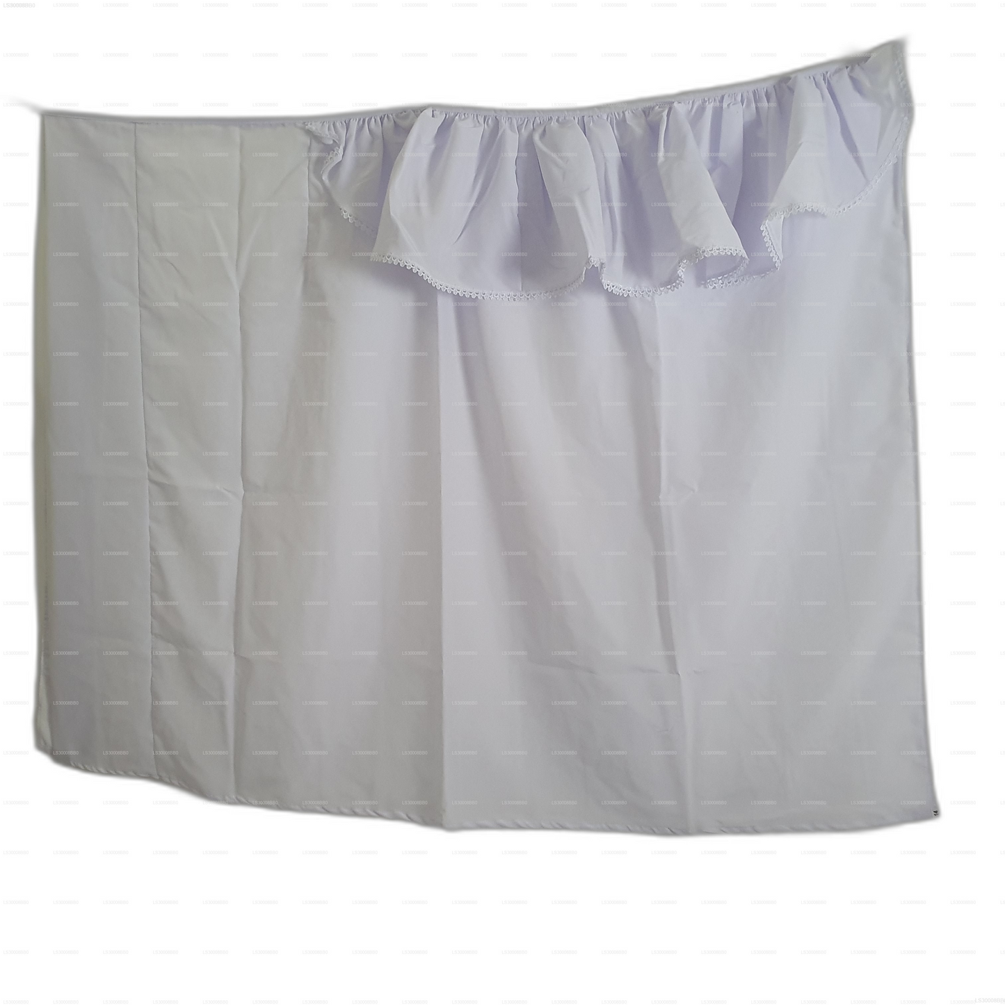 Lakpura® Dětské bílé lamasarí (poloviční sárí)