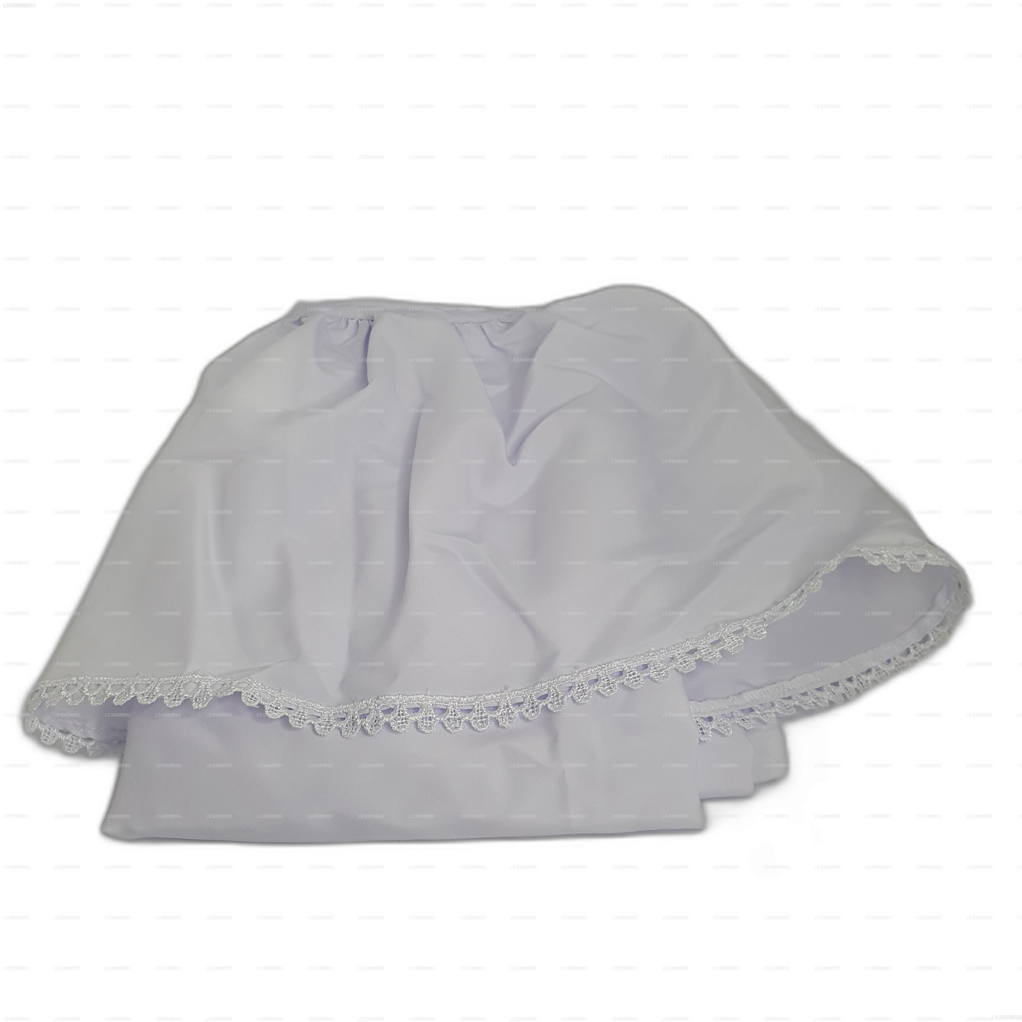 Lakpura® Dětské bílé lamasarí (poloviční sárí)