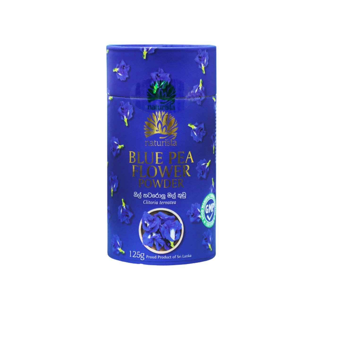Prášek z květů modrého hrachu Naturista (125 g)