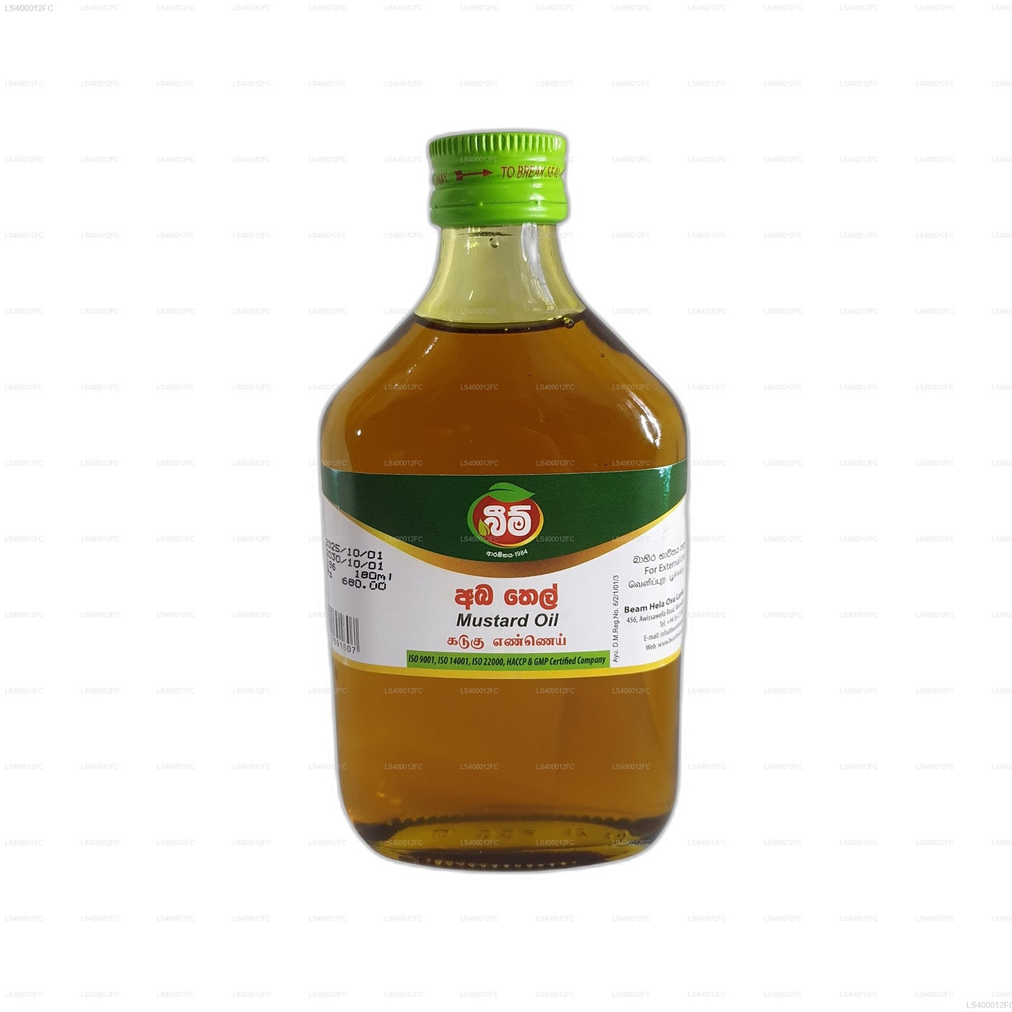 Hořčičný olej z bobů