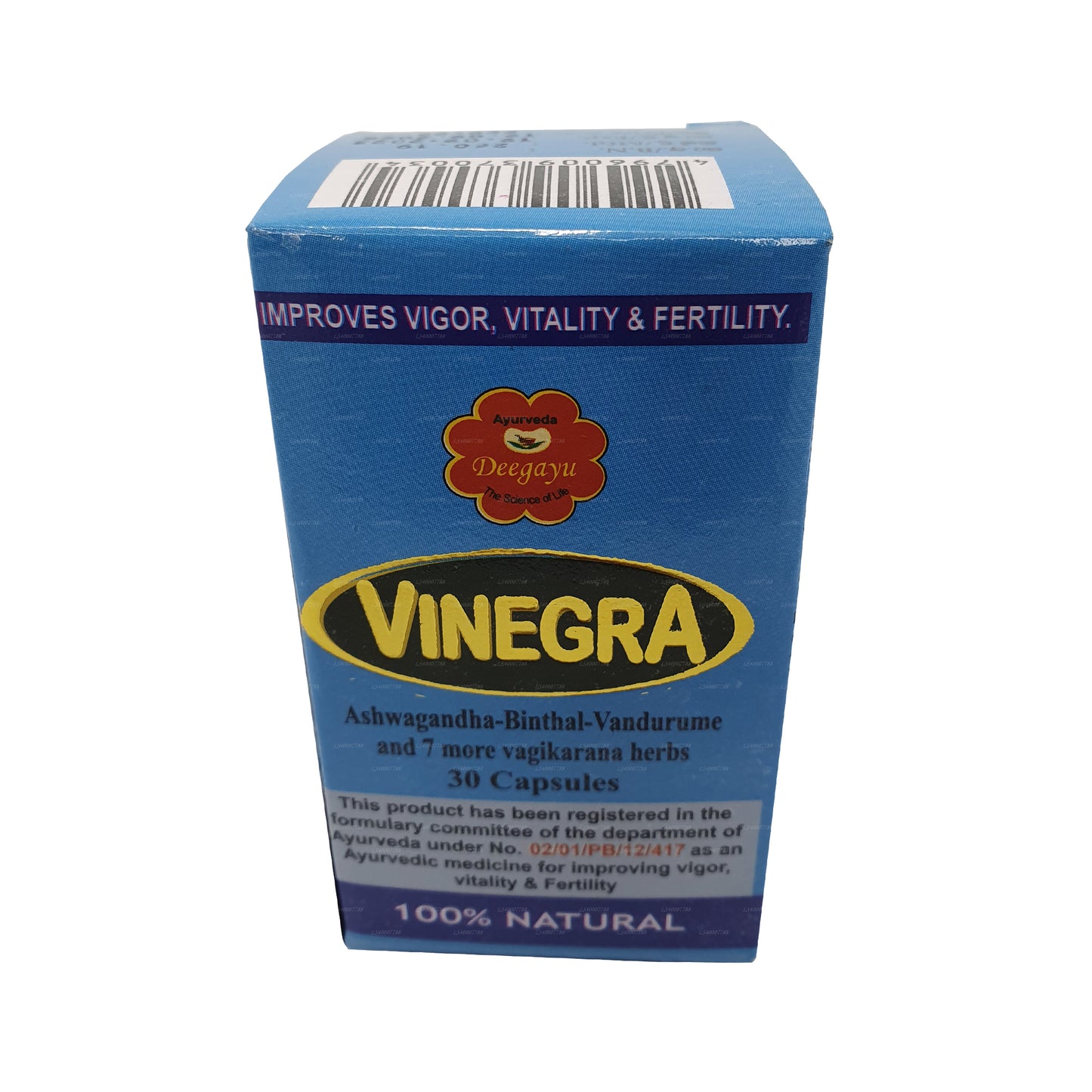 Deegayu Vinegra Přírodní sexuální posilovač (30 kapslí)