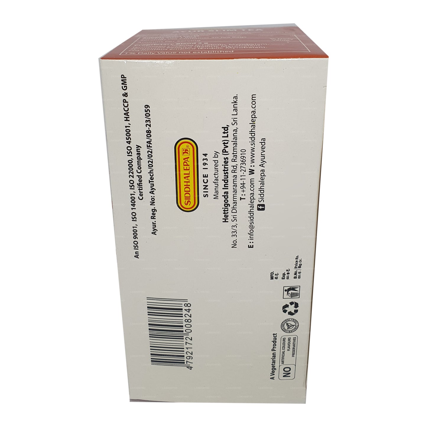 Čaj Siddhalepa Ayur Slim (40g)