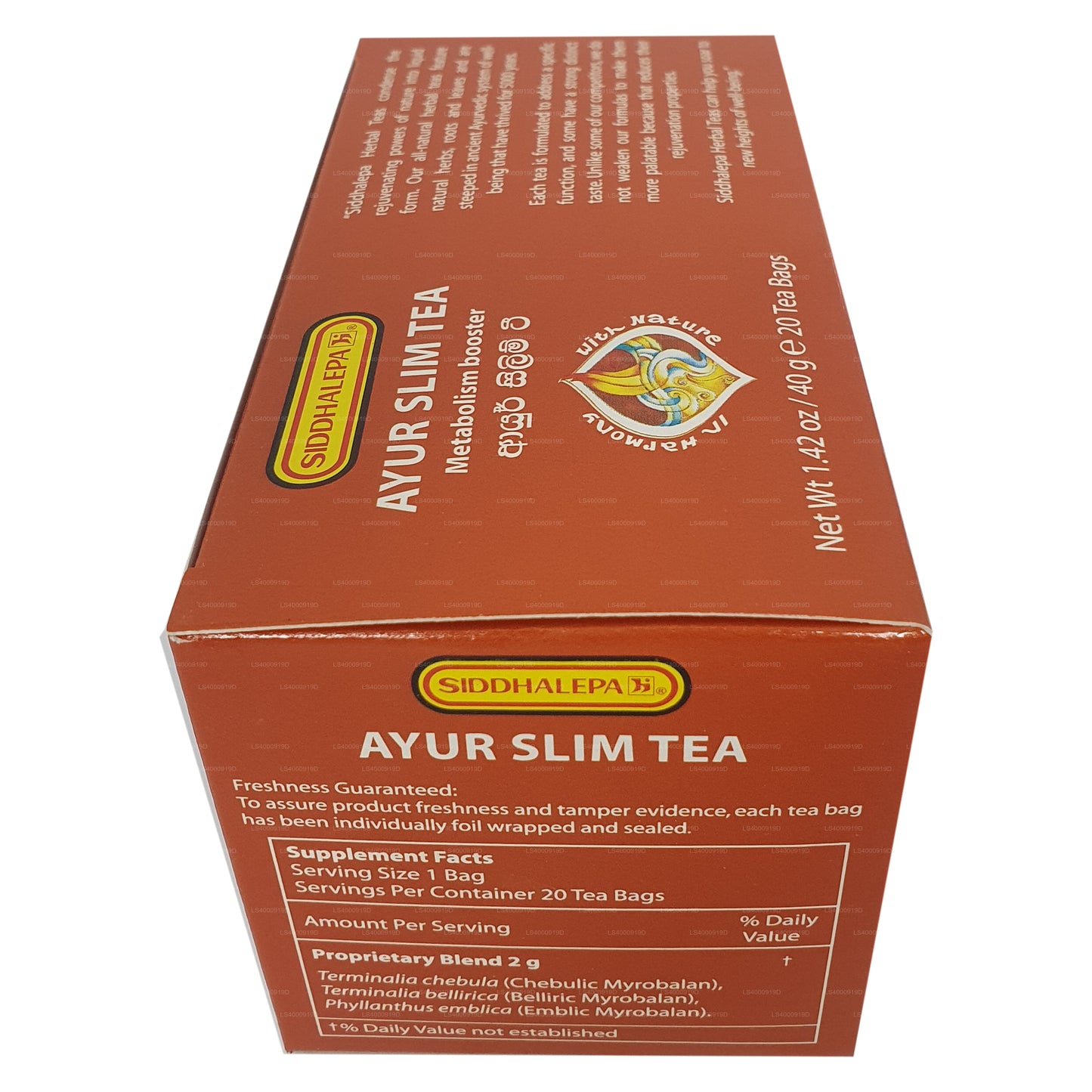 Čaj Siddhalepa Ayur Slim (40g)