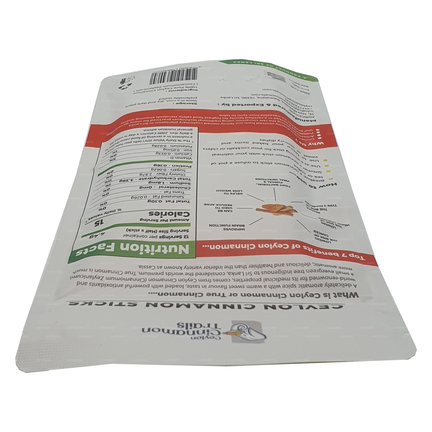 Tyčinky skořice Ceylon Cinnamon Trails (50g)