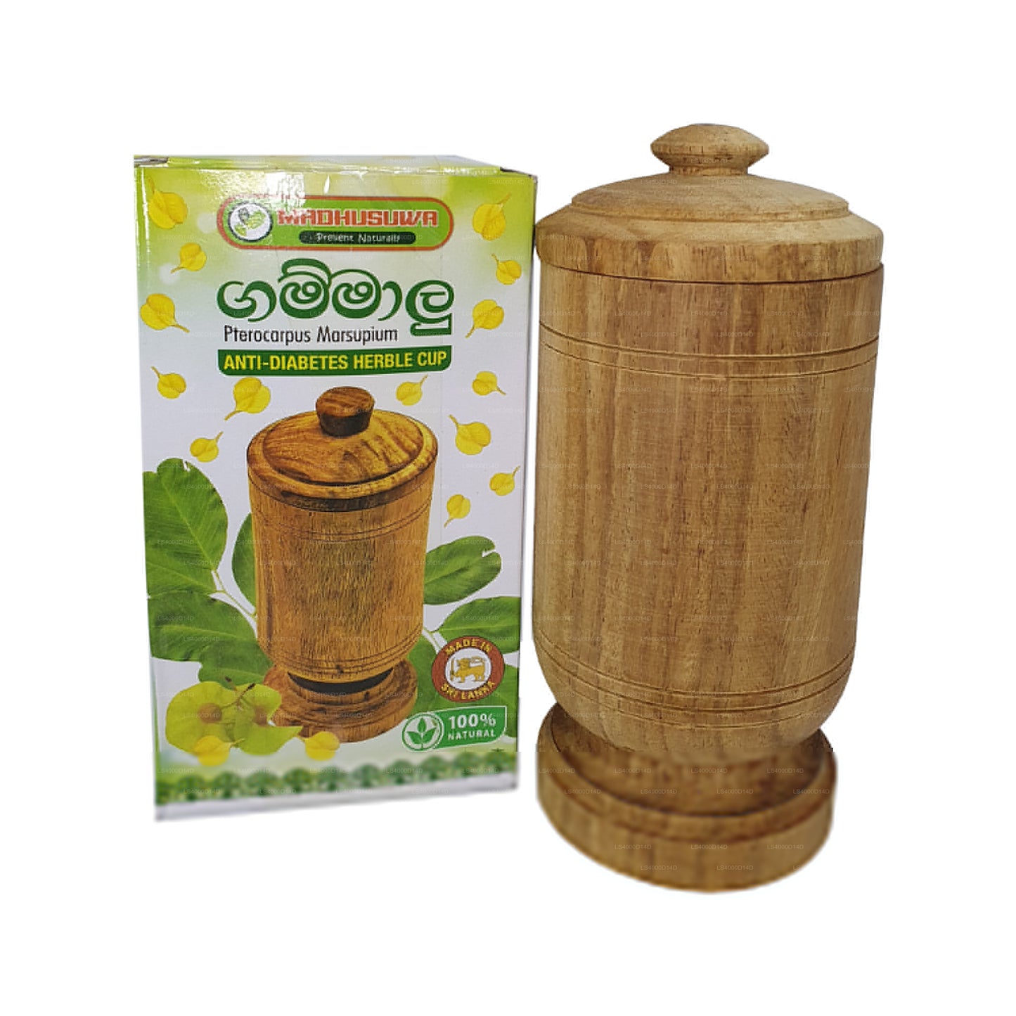 Madhusuwa Gammalu (Pterocarpus Marsupium) Antidiabetický bylinný pohár - 200g