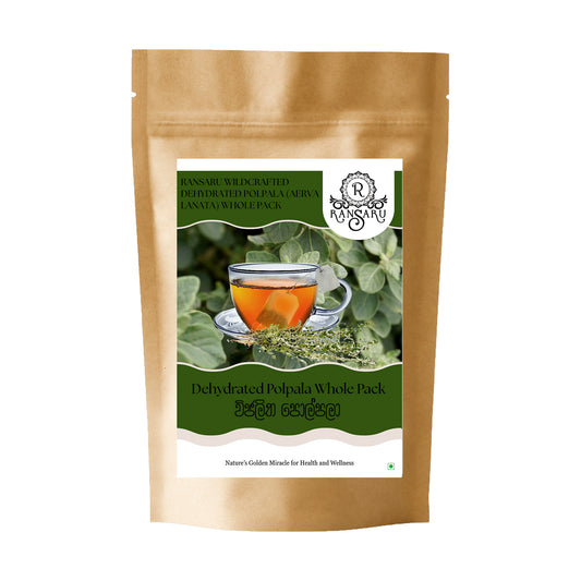 Ransaru Wildcrafted Dehydrated Polpala (Aerva Lanata) Whole Pack
