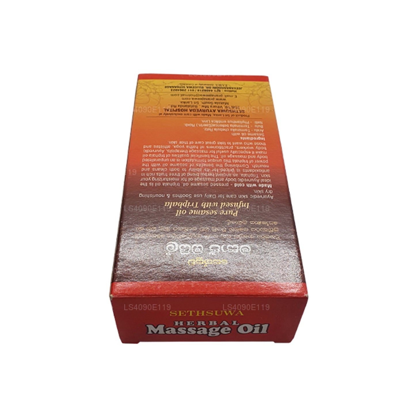 Bylinný masážní olej Sethsuwa