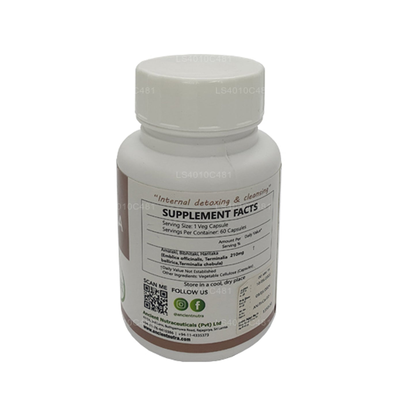 Starověká Nutra Triphala (60 kapslí)