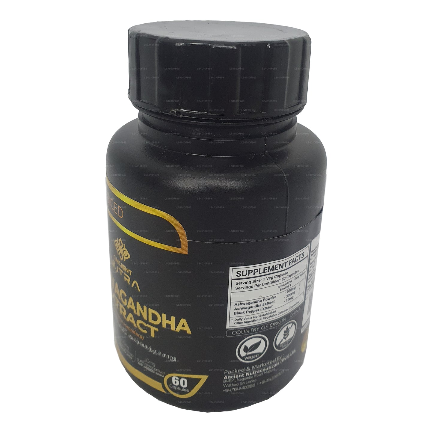 Starověký extrakt Nutra Ashwagandha (60 kapslí)