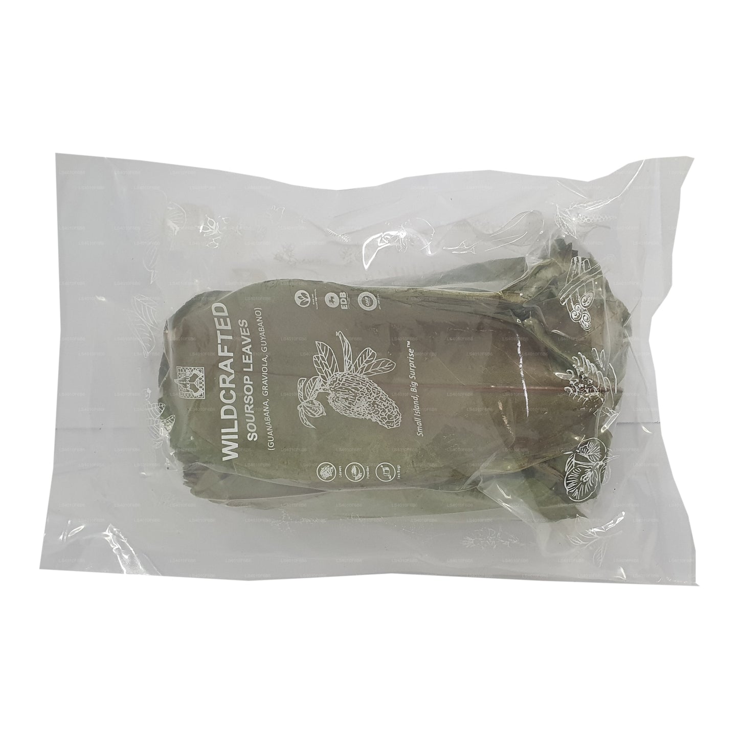Lakpura® Divoce pěstované listy kyselé papričky (Guanabana, Graviola, Guyabano) Dehydratované celé listy