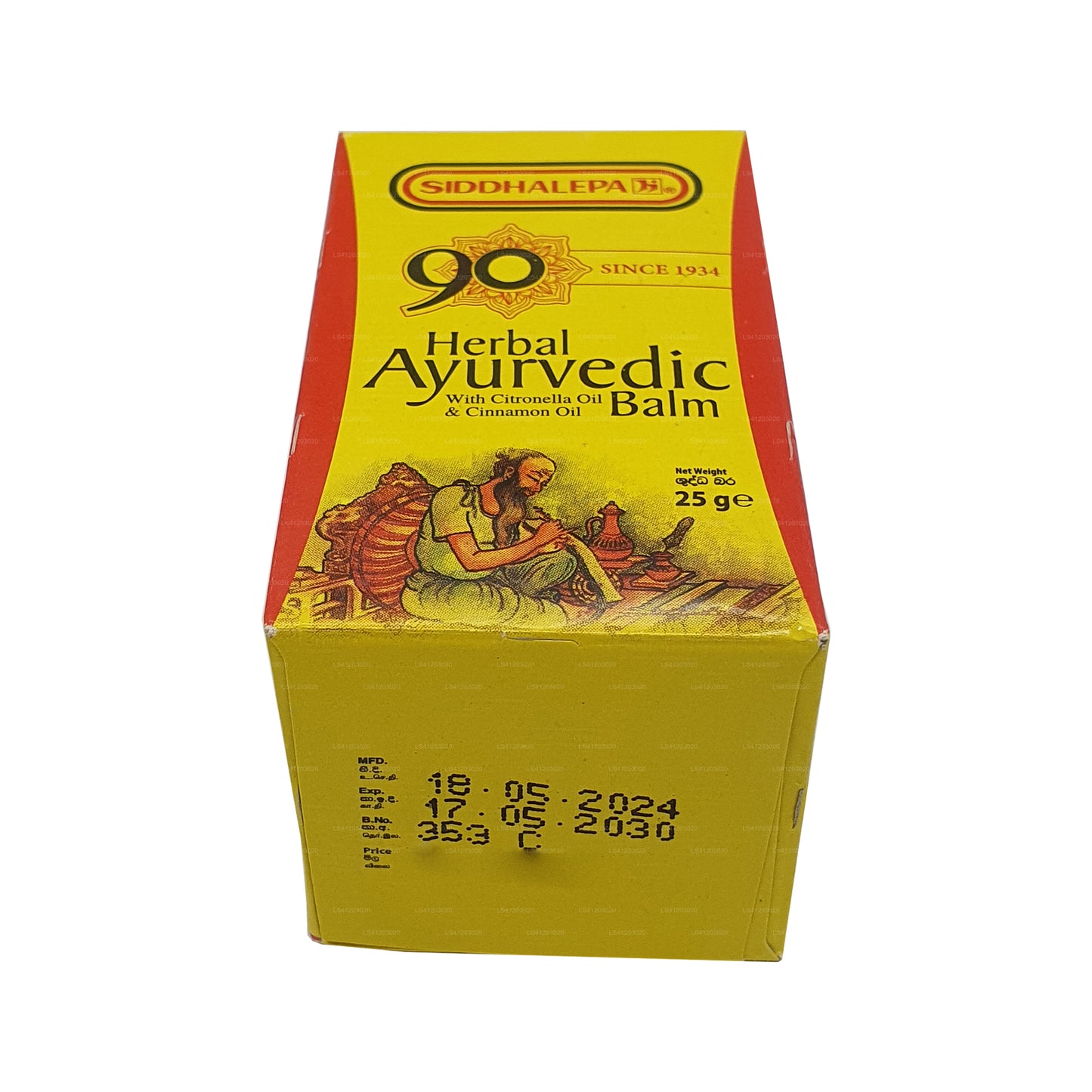 Bylinný balzám Siddhalepa Ayurvéda