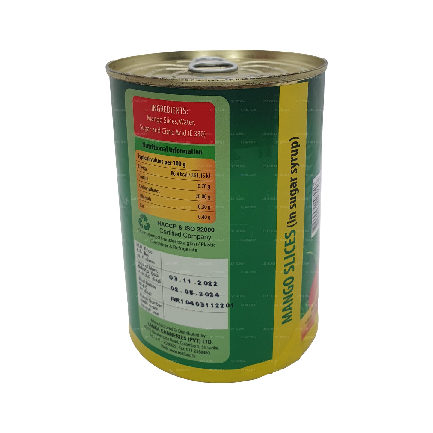 MD Mango plátky K.K