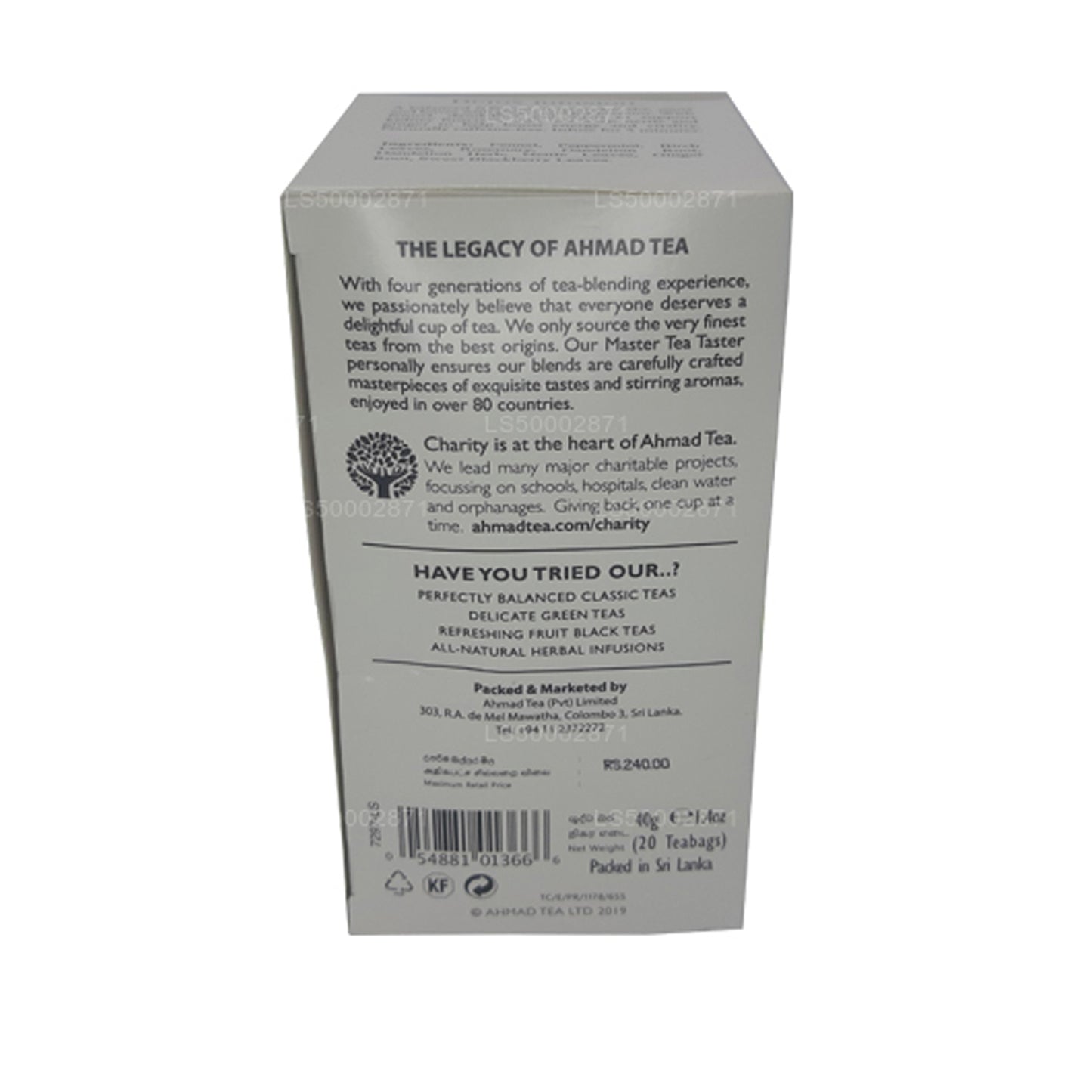 Ahmad Tea Detox Cleanse (40g) 20 Tea Bag