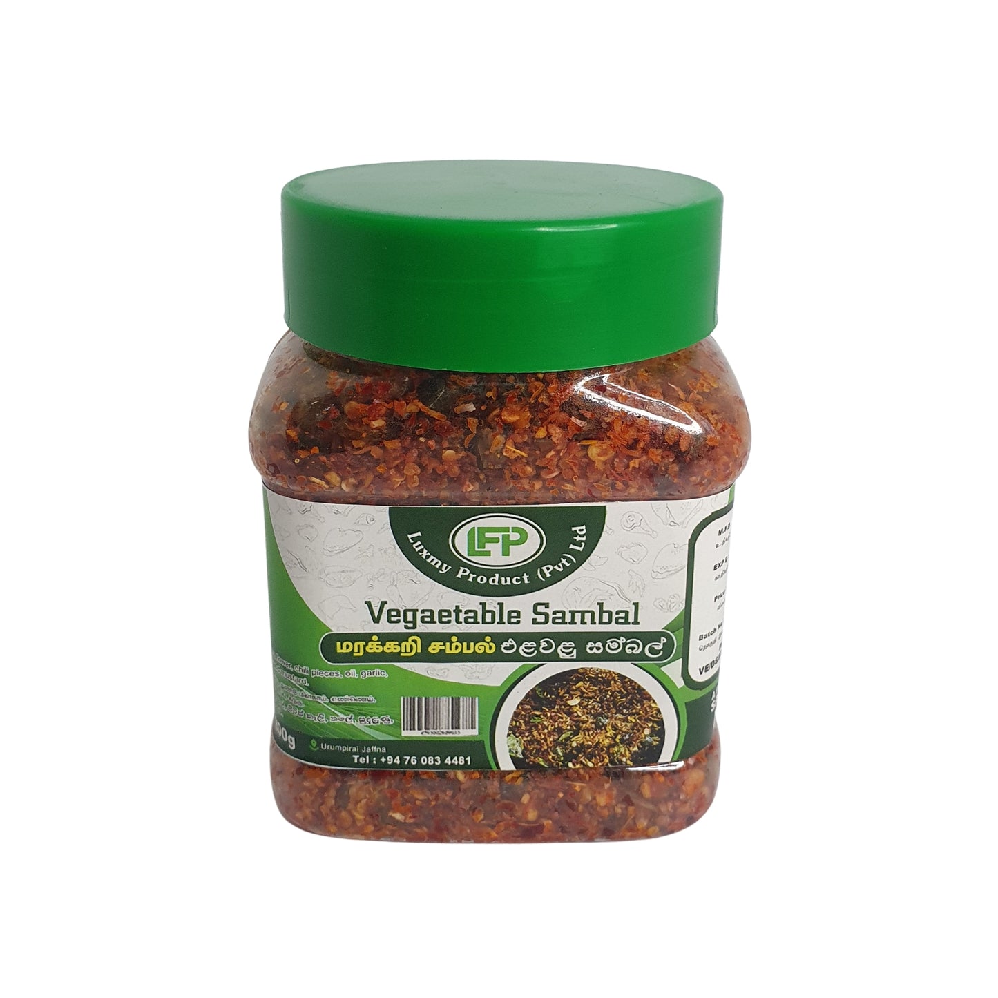 Luxmy zeleninový Sambal (200g)