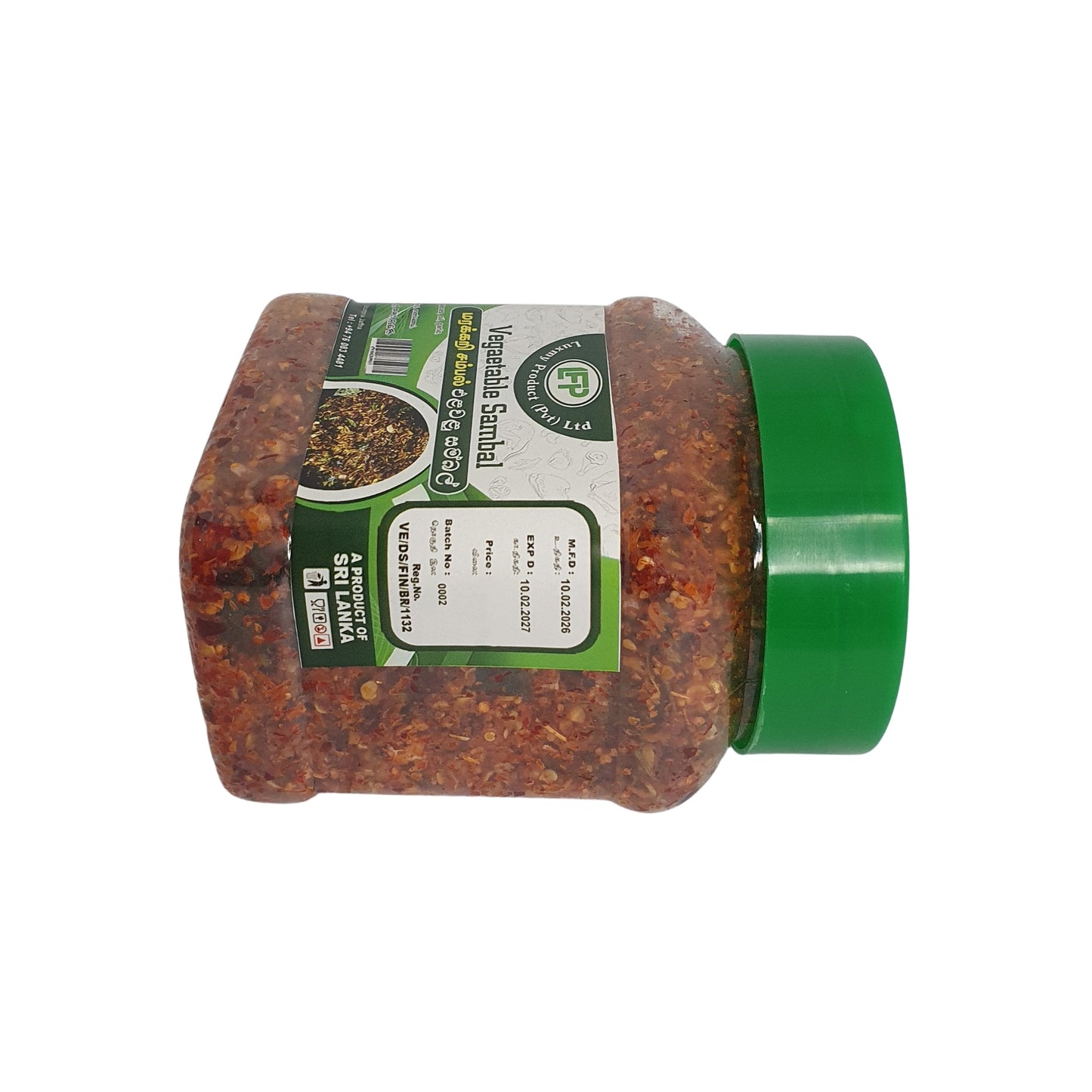 Luxmy zeleninový Sambal (200g)