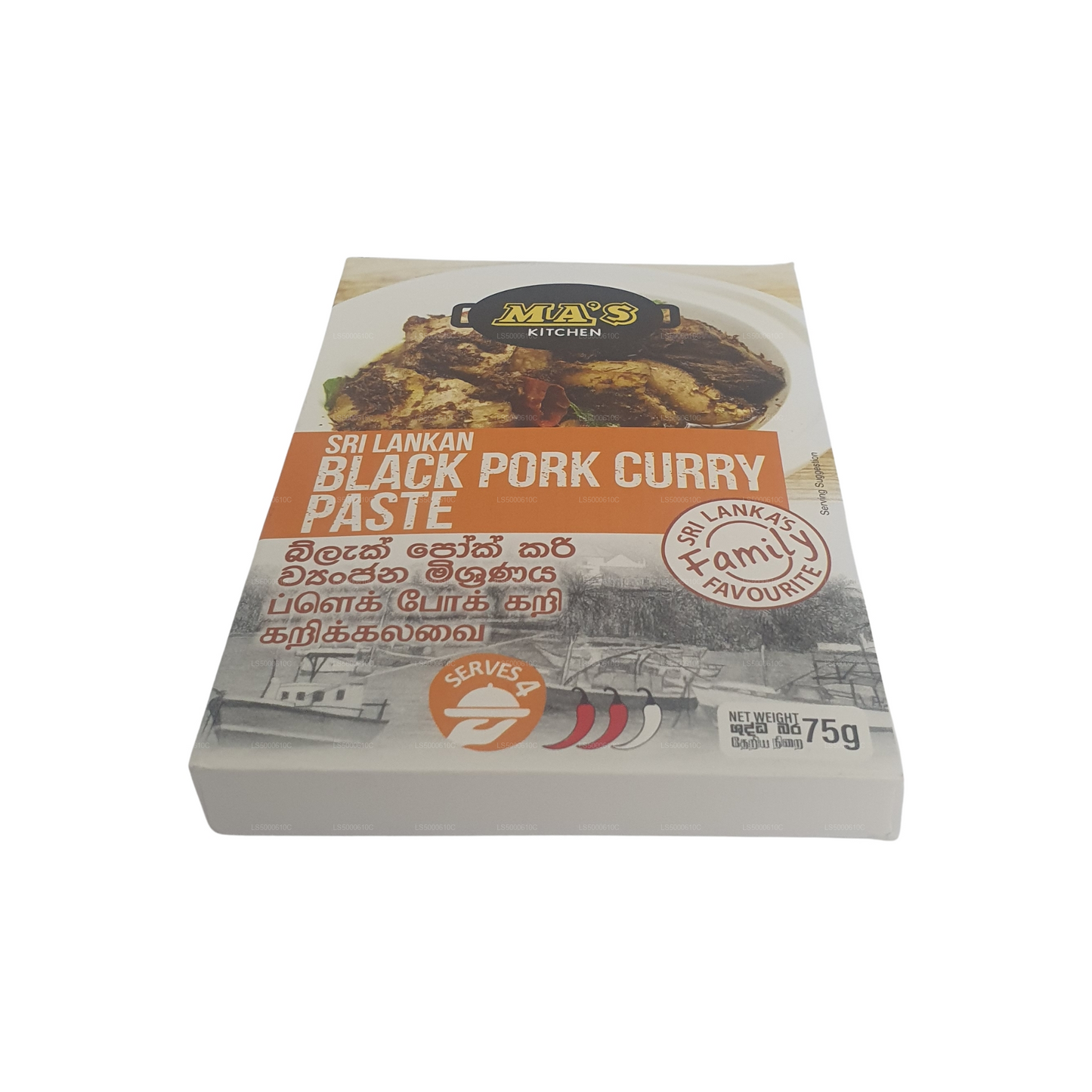 MA's Kitchen Pasta z Černého Vepřového Kari (75g)