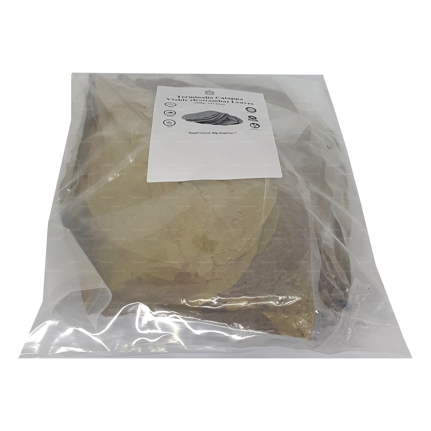 Lakpura® Wildcrafted Dehydrated Terminalia Catappa Leaves (Kottamba, Indian Almond) Pack
