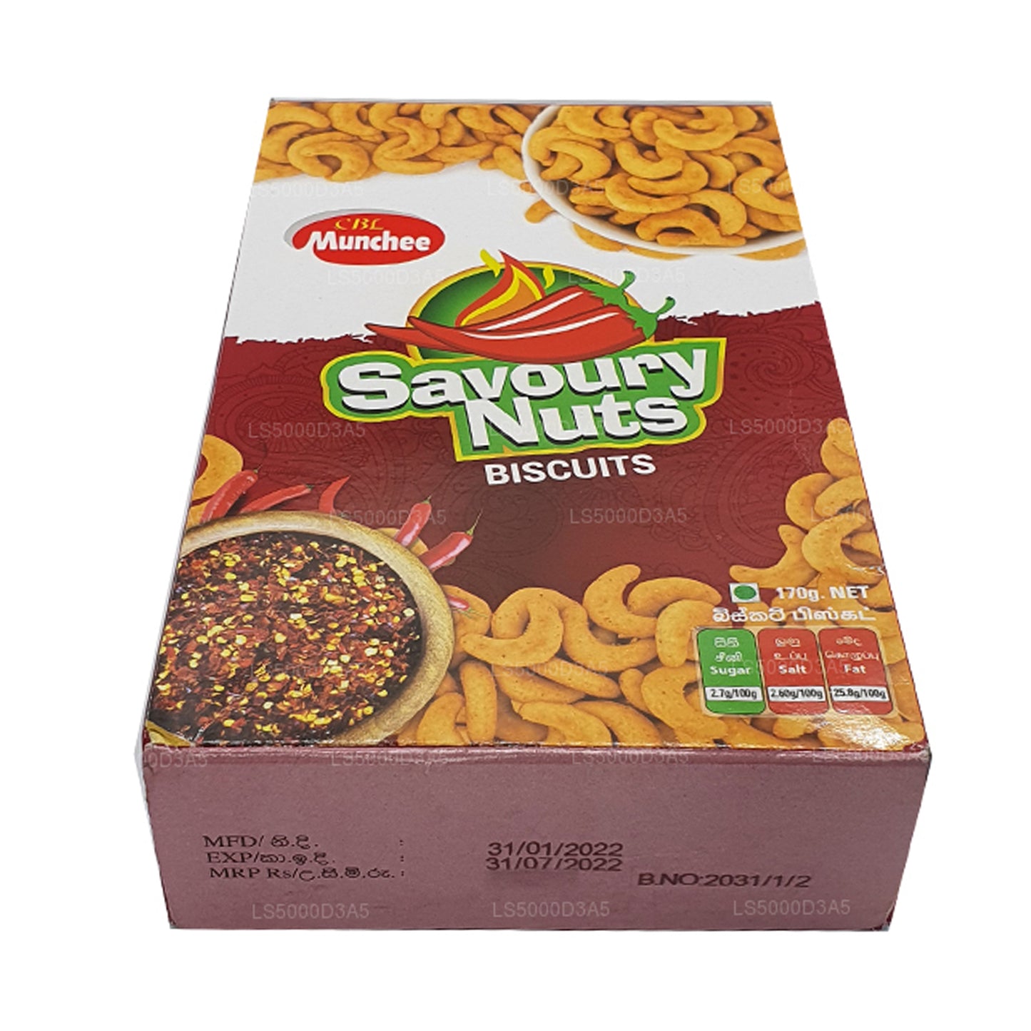 Munchee Biscuit Savoury Nuts (170g)