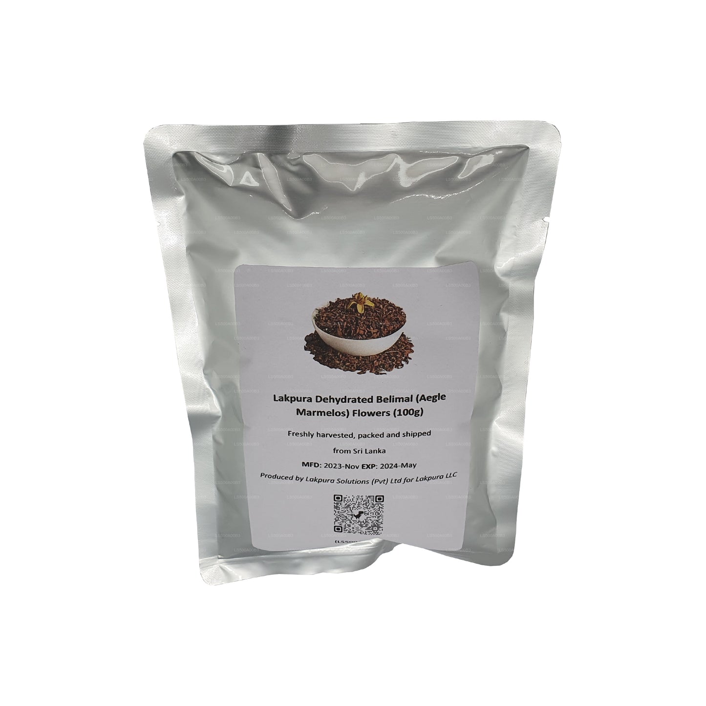 Dehydratované květy Lakpura Belimal (Aegle Marmelos)