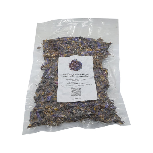 Lakpura Dehydratovaný modrý leknín (Nymphaea Nouchali) Květiny