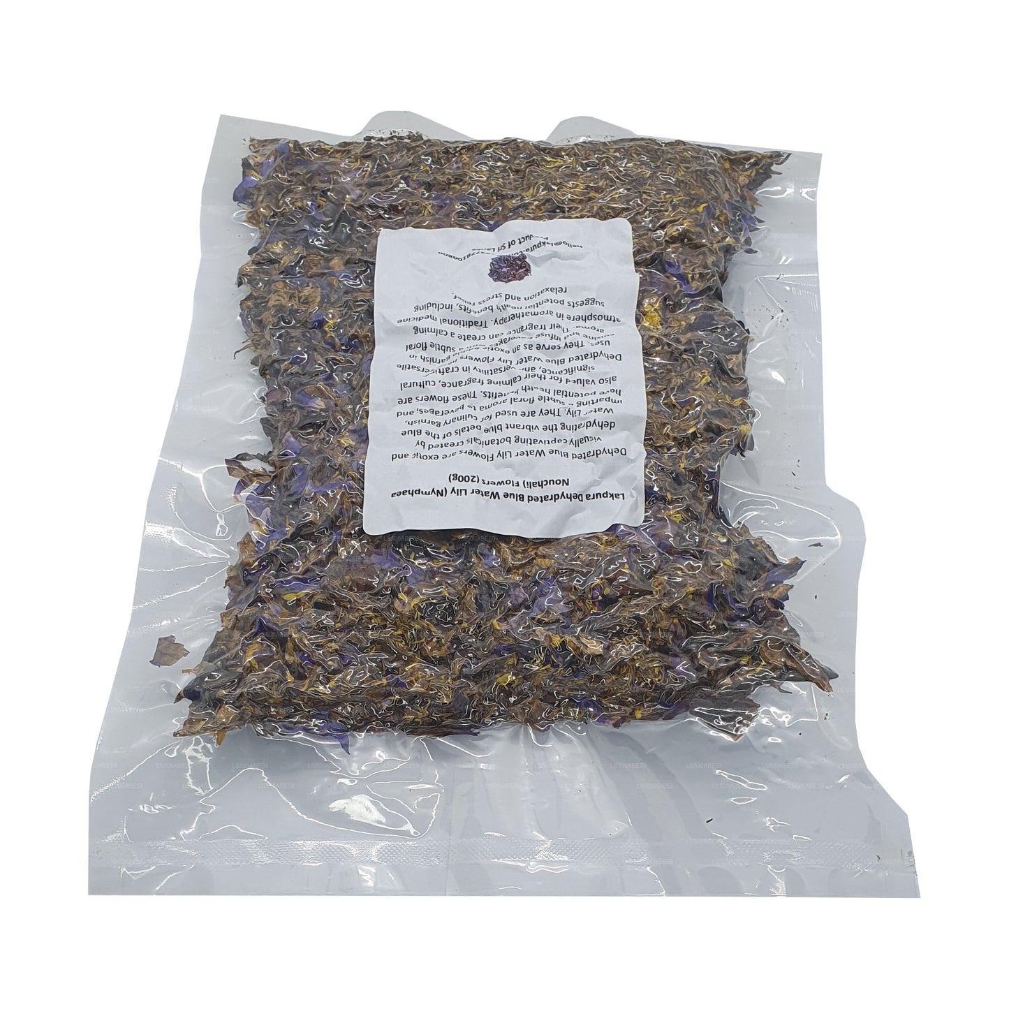 Lakpura Dehydratovaný modrý leknín (Nymphaea Nouchali) Květiny