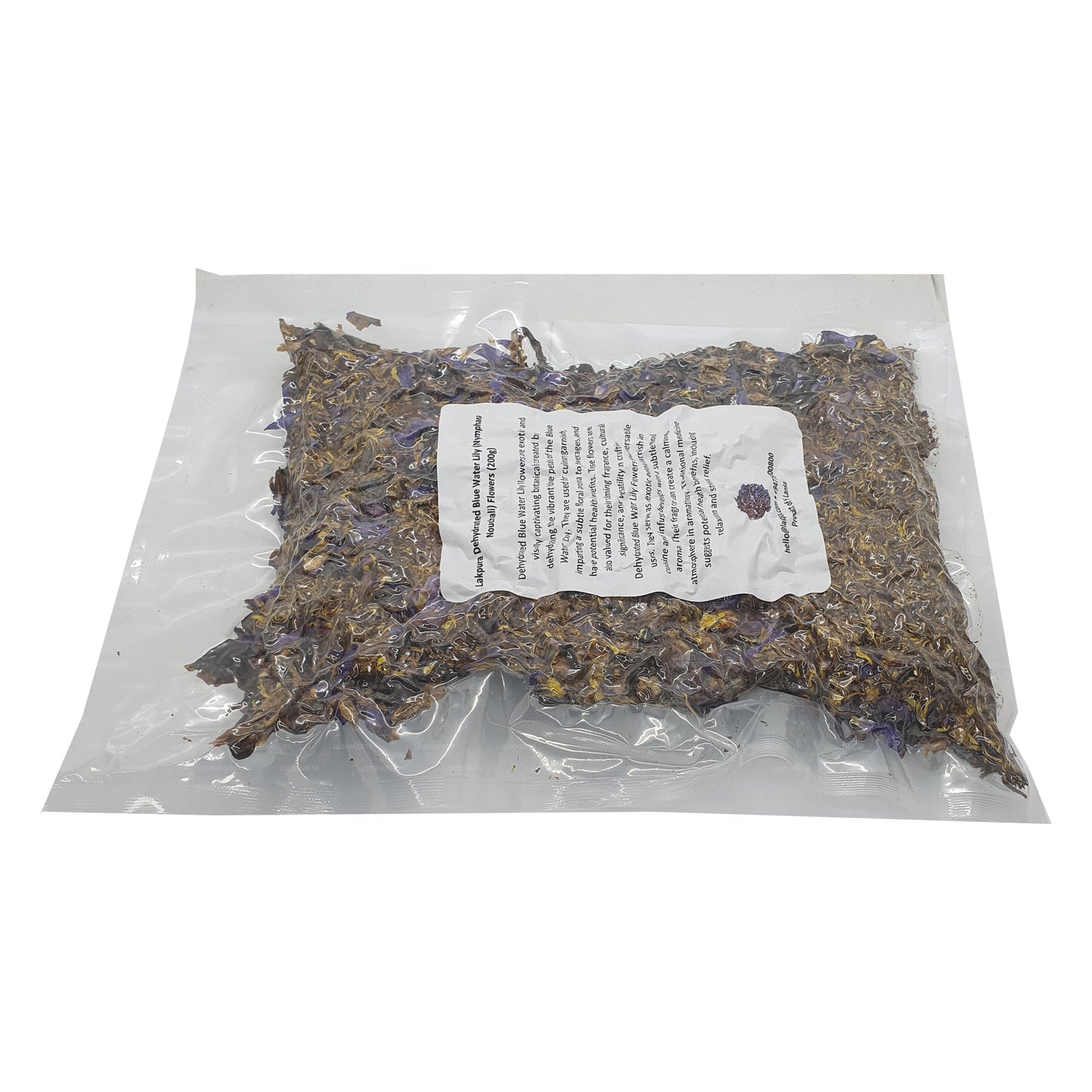 Lakpura Dehydratovaný modrý leknín (Nymphaea Nouchali) Květiny