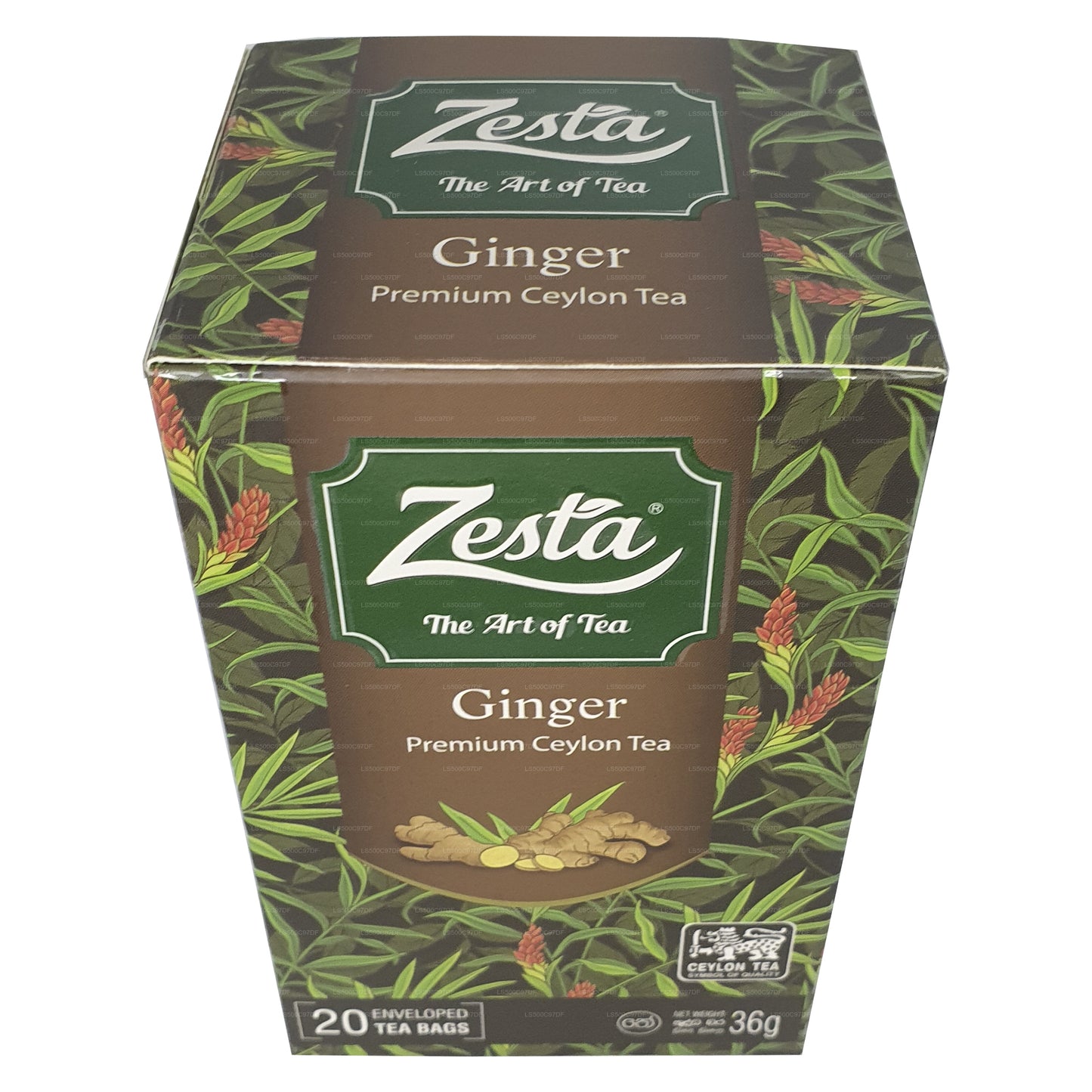 Zesta Ginger Premium Ceylon čaj (36g) 20 čajových sáčků