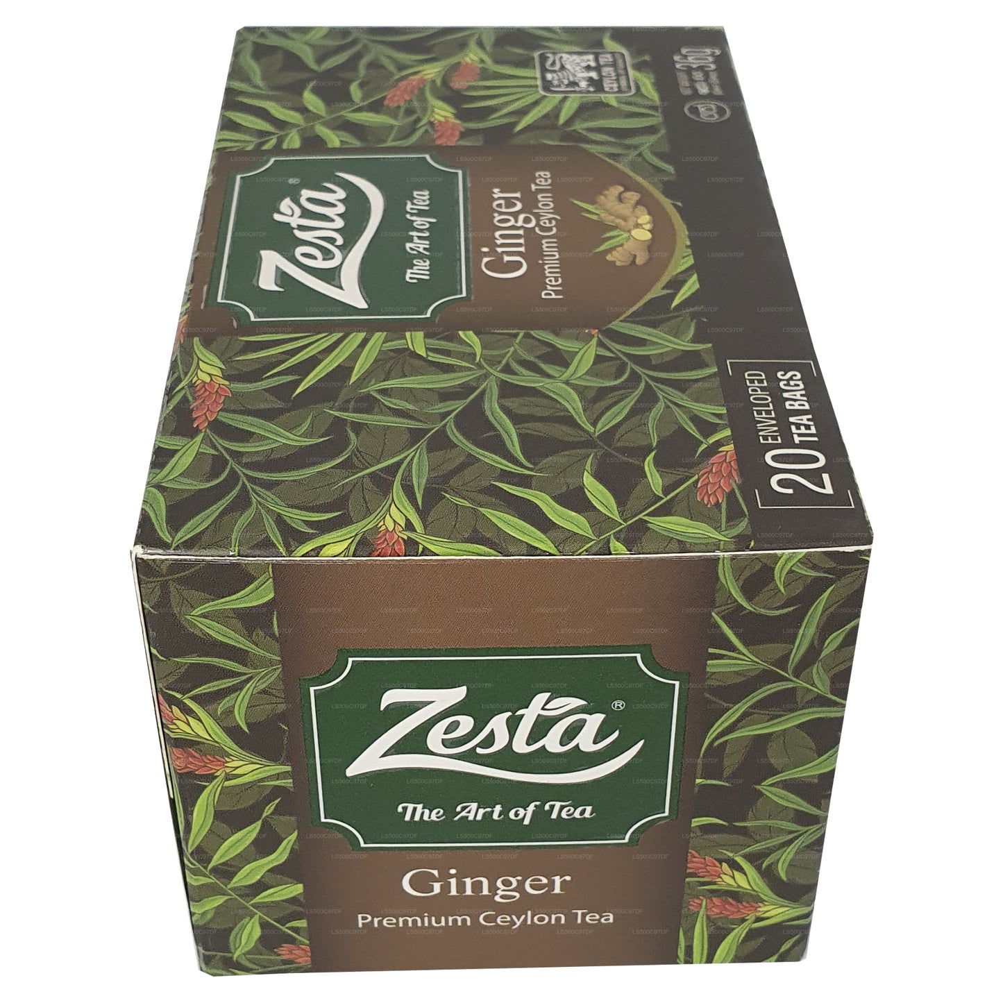 Zesta Ginger Premium Ceylon čaj (36g) 20 čajových sáčků