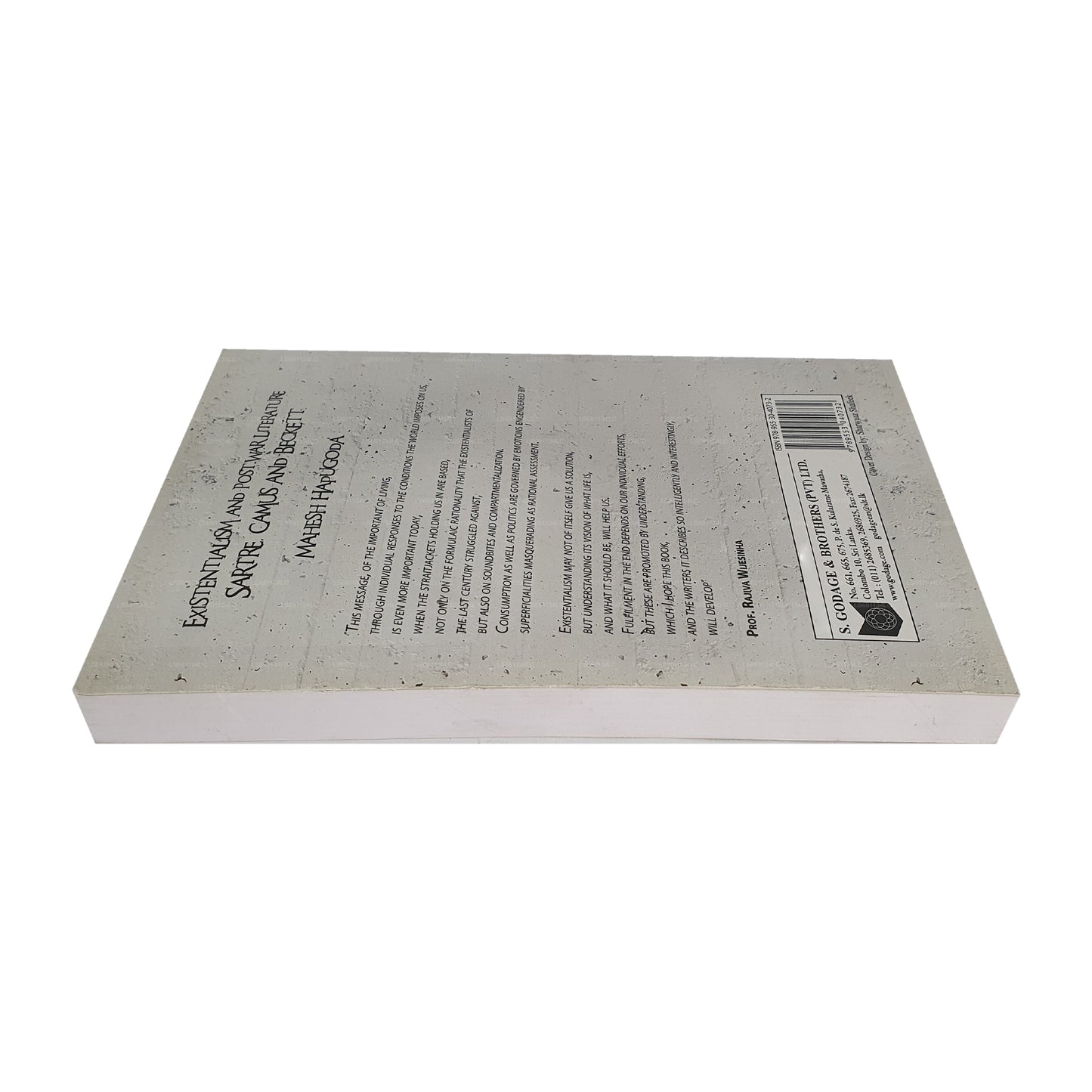 Existentialism and Post-War Literature Sartre Camus and Beckett