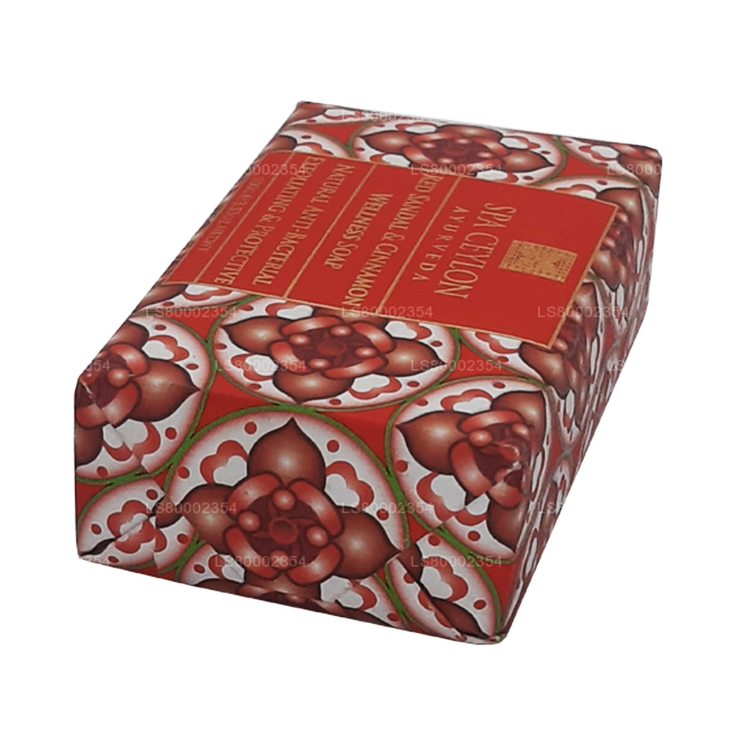 Spa Ceylon Red Sandal and Cinnamon Anti-bacterial Exfoliating Wellness Soap (100g)