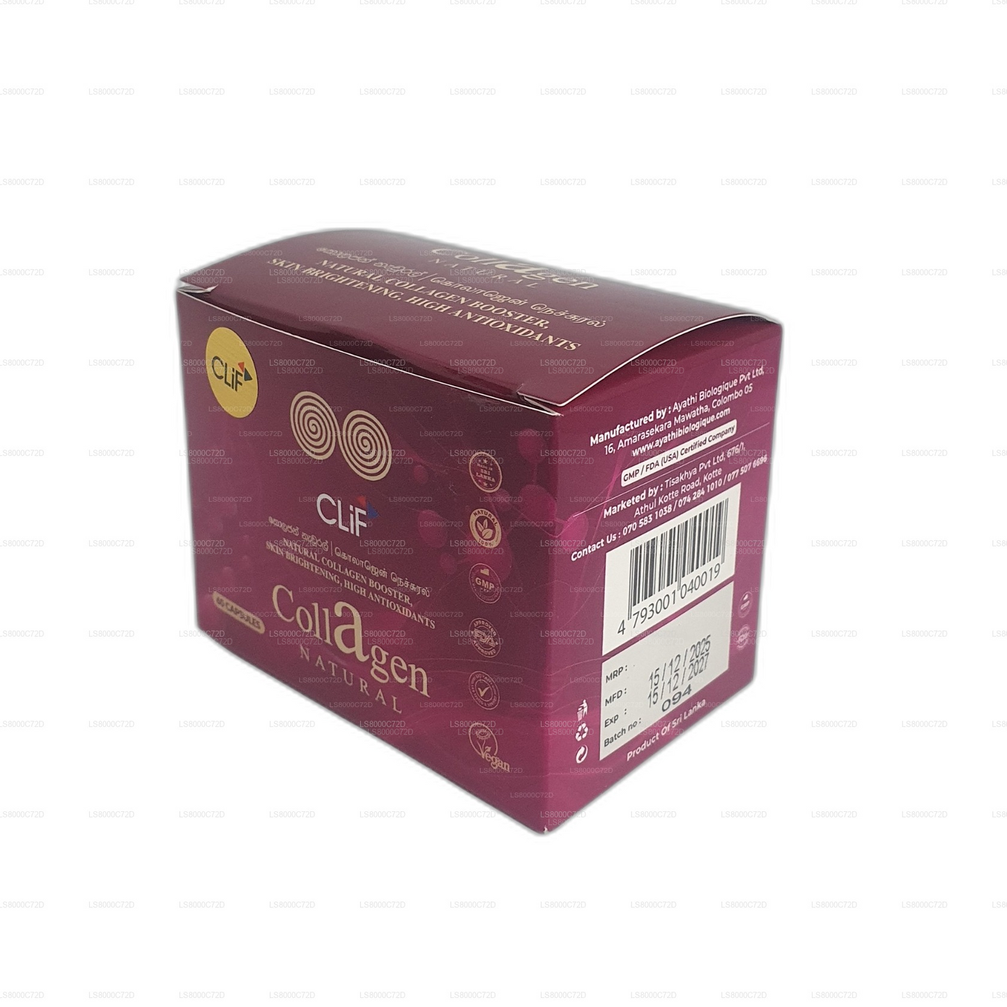 Clif Collagen Natural (60 kapslí)