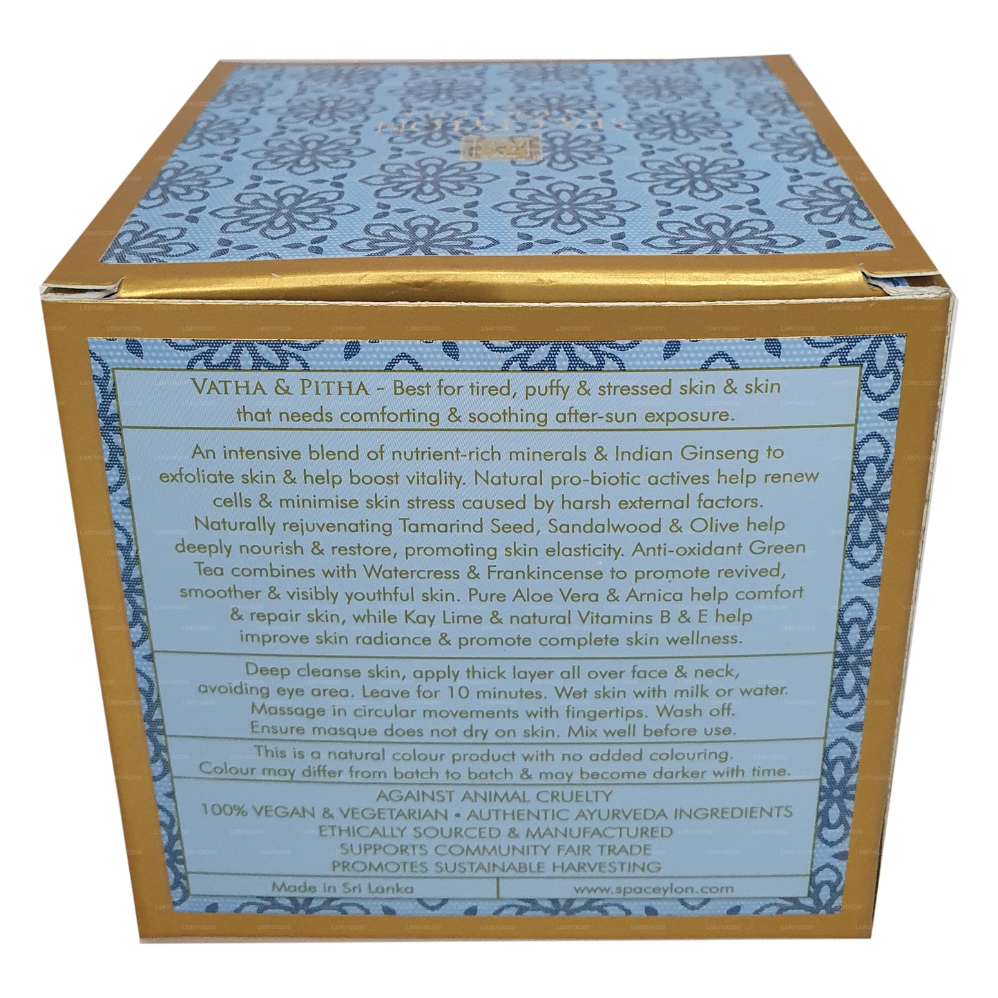 Spa Ceylon Skin De-Stress Ashwagandha Reviva Polishing Masque (100g)