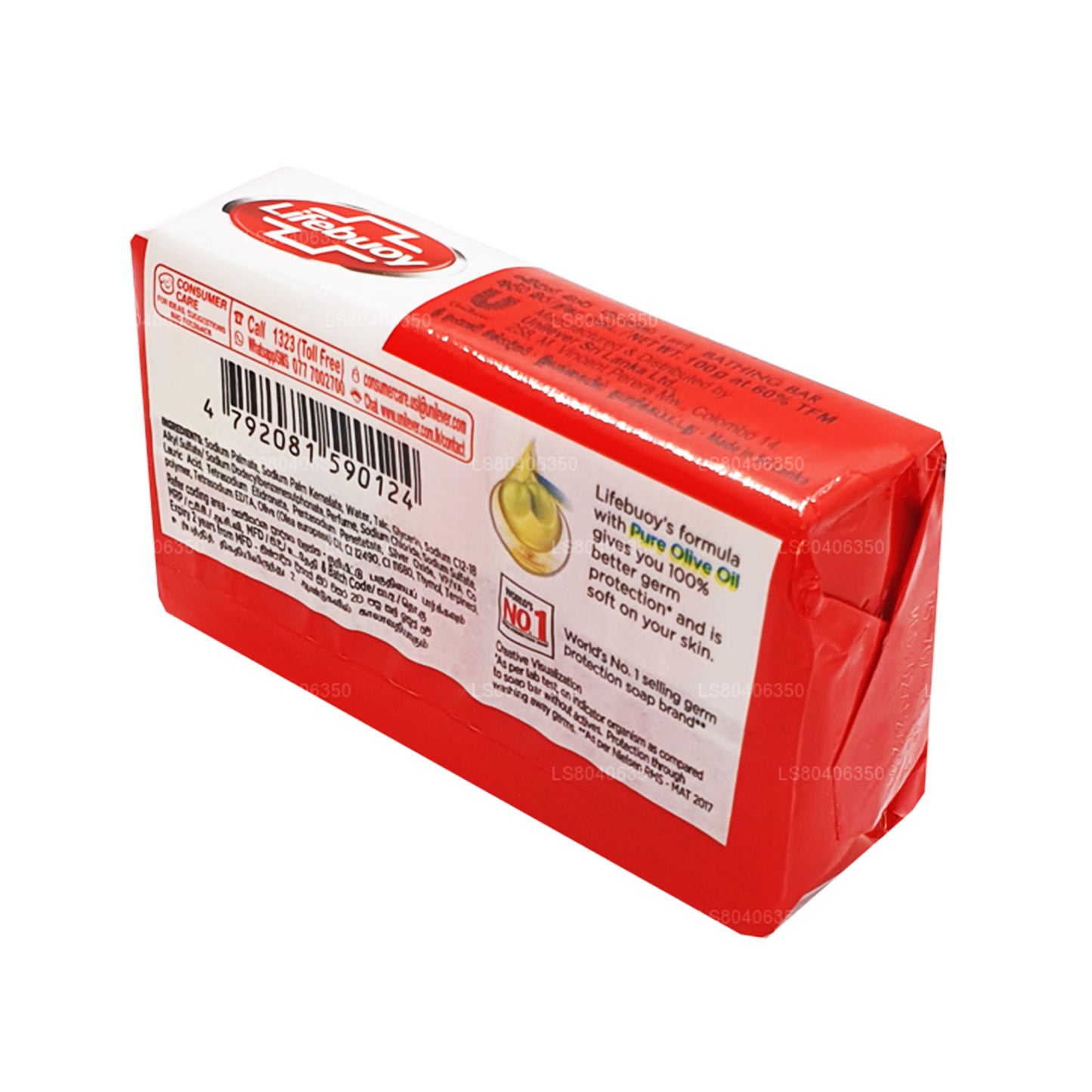 Lifebuoy Total 10 s čistým olivovým olejem tělové mýdlo (100g)