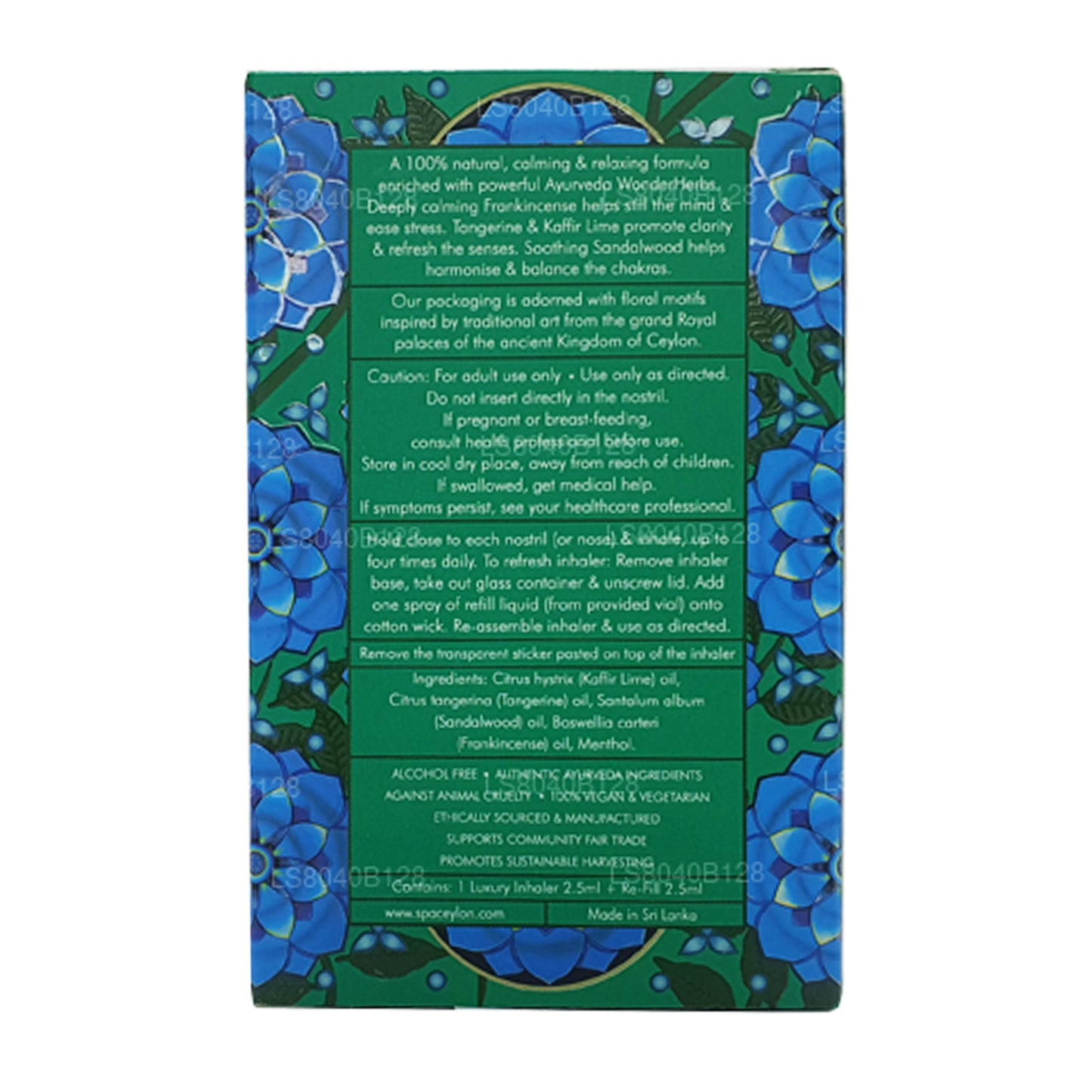 Spa Ceylon De-Stress zklidňující inhalátor (5 ml)