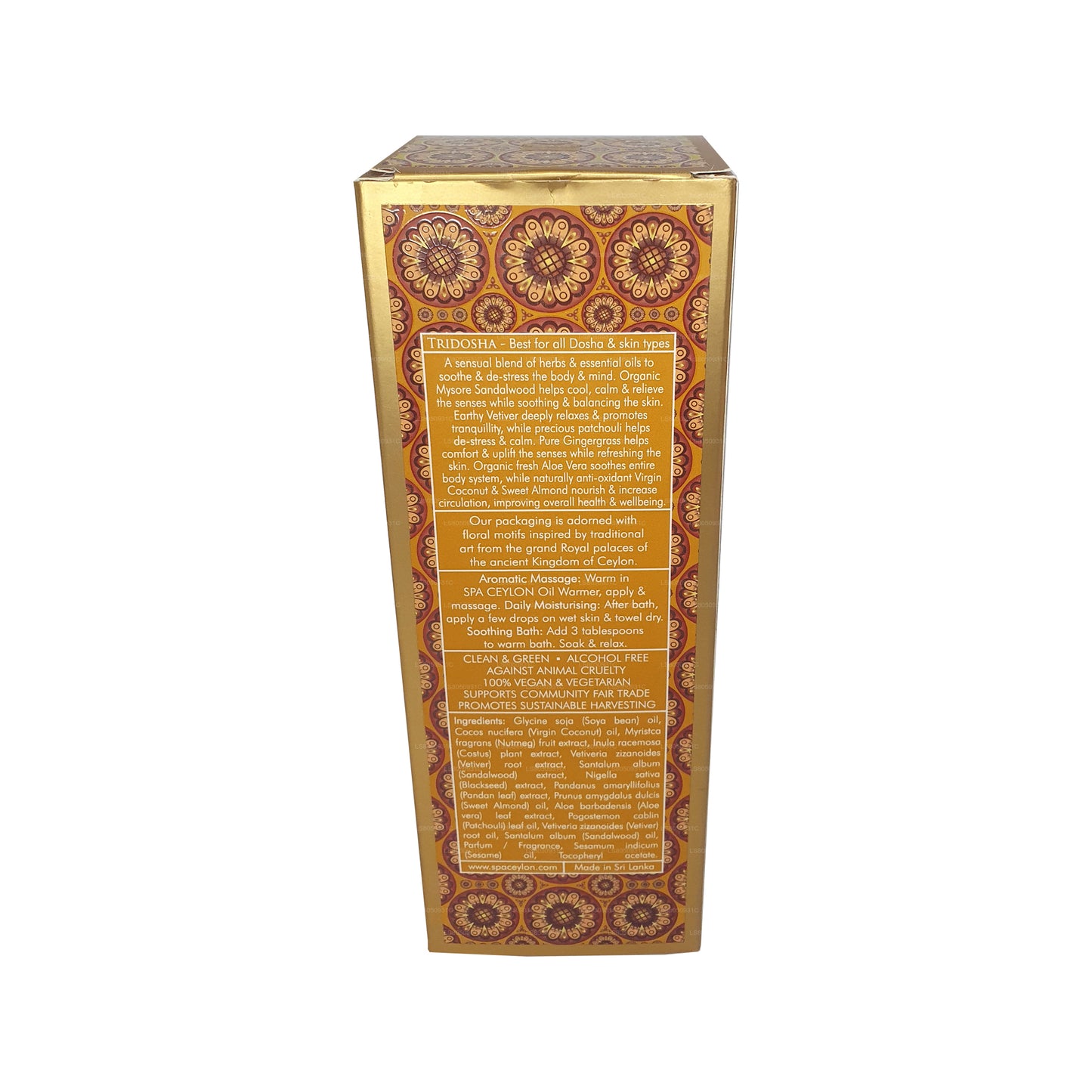 Spa Ceylon Sensual Sandalwood Bath and Massage Oil (100ml)