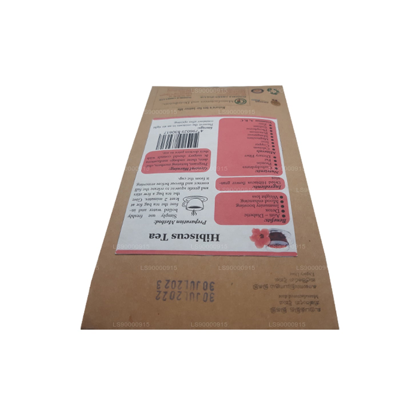 Lifetone Hibiscus Flower Tea (30g)