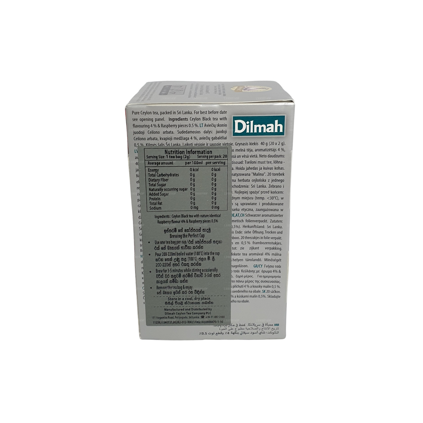 Dilmah Malina (30g) 20 čajových sáčků