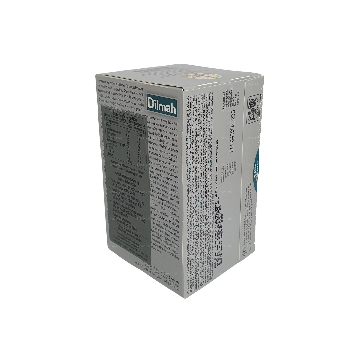 Dilmah Malina (30g) 20 čajových sáčků
