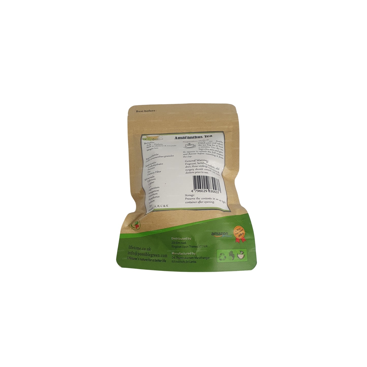 Lifetone Amranthus čaj (30g)