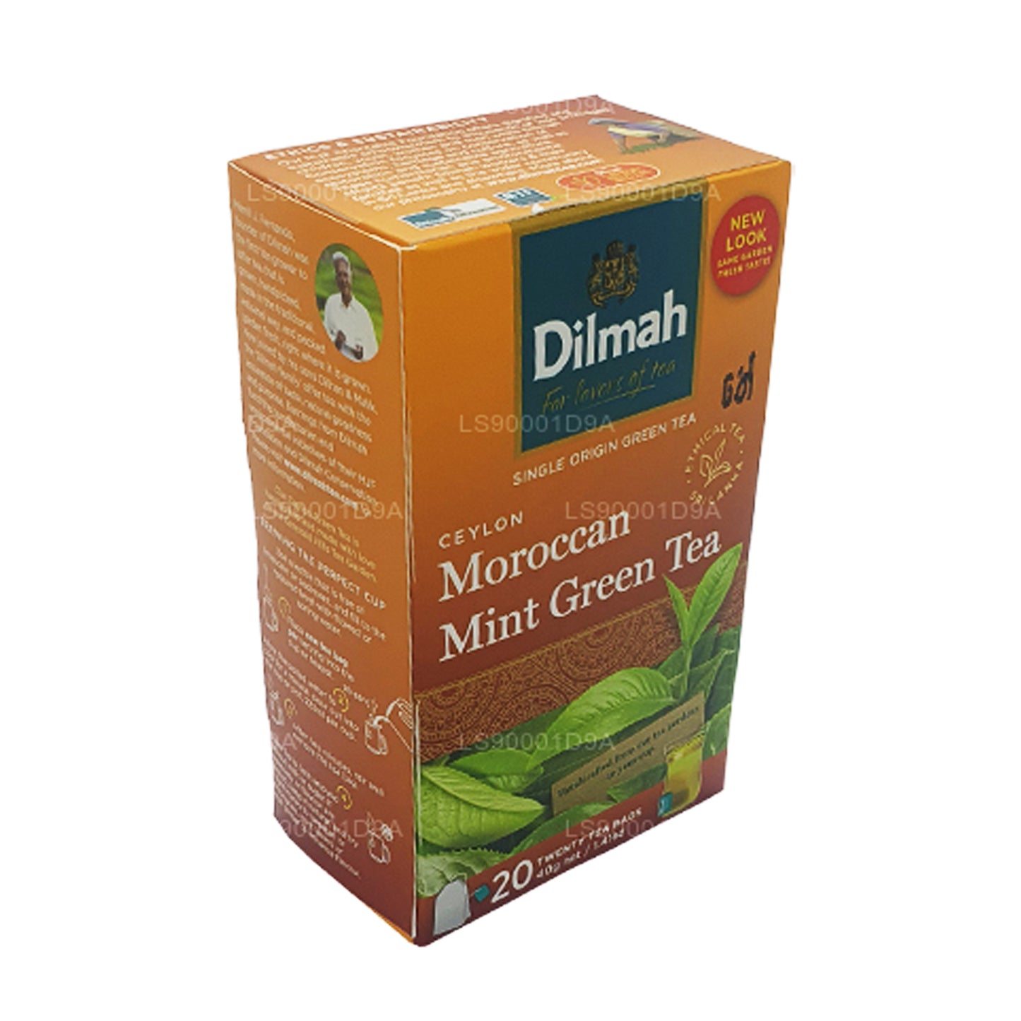 Dilmah Ceylon marocký mátový zelený čaj (40g) 20 čajových sáčků