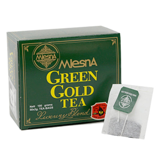Mlesna Green Gold Tea (100g) 50 čajových sáčků