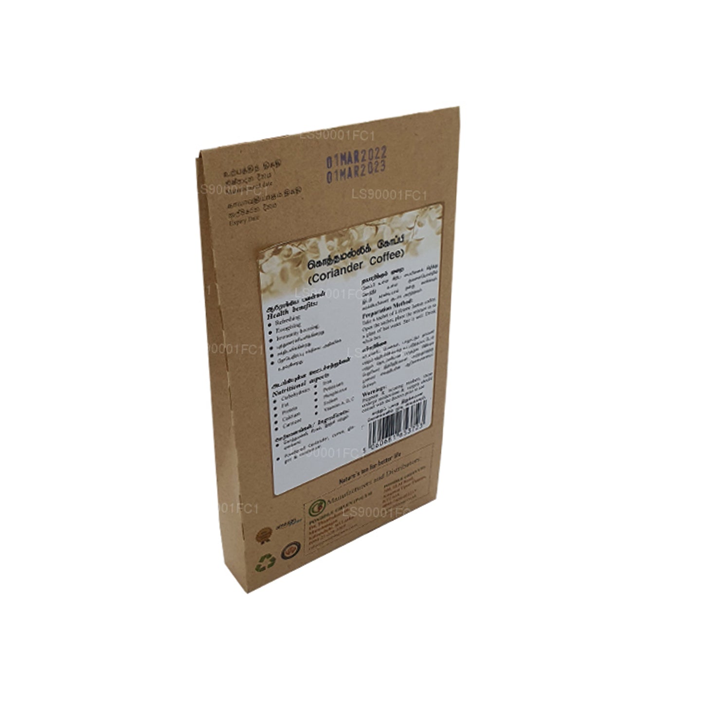 Lifetone Káva s koriandrem (40 g) 20 sáčků