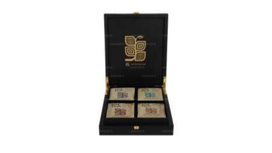 Jaf Tea Closed Top 4 Compartment Wooden Presenter