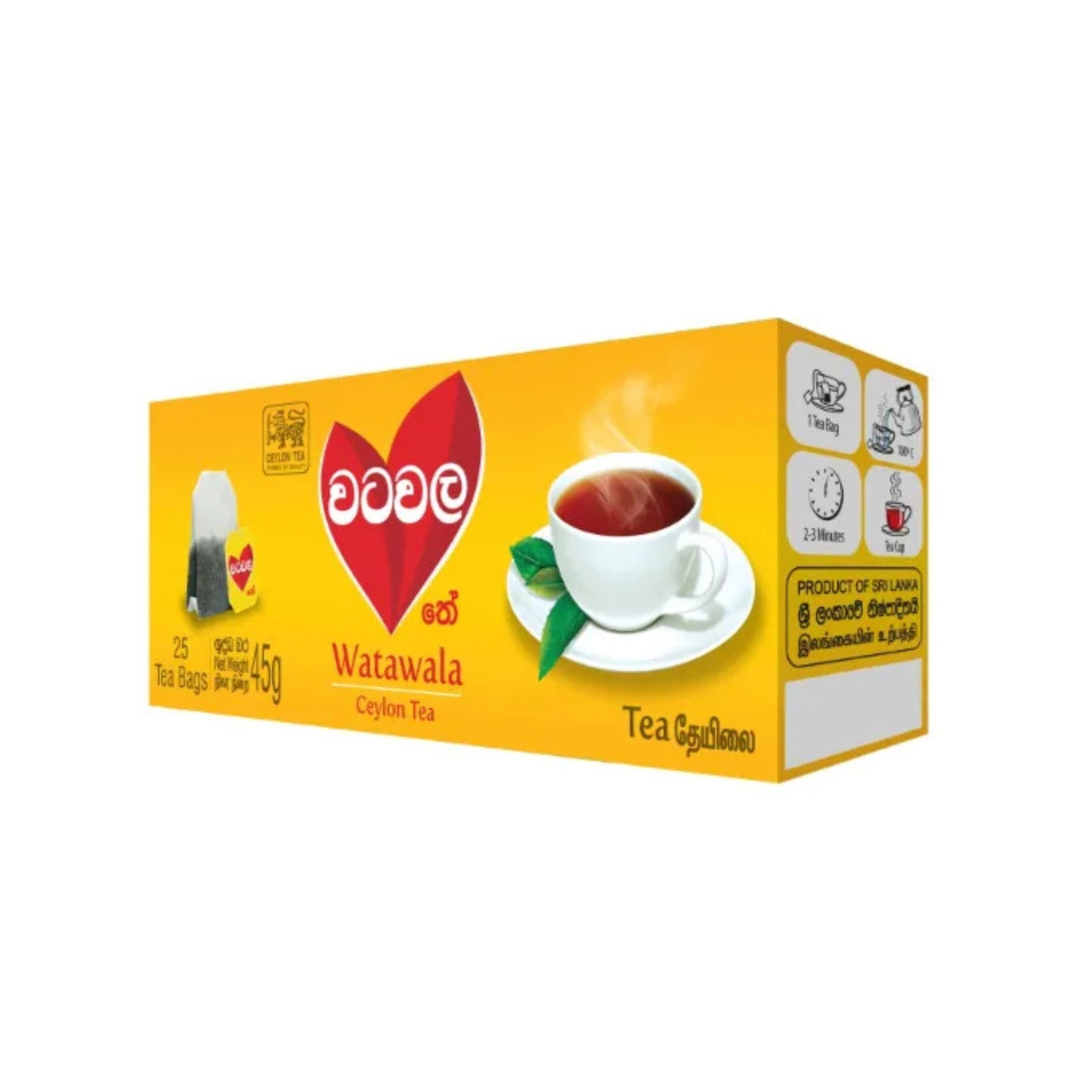 Čajové sáčky Watawala Pure Ceylon