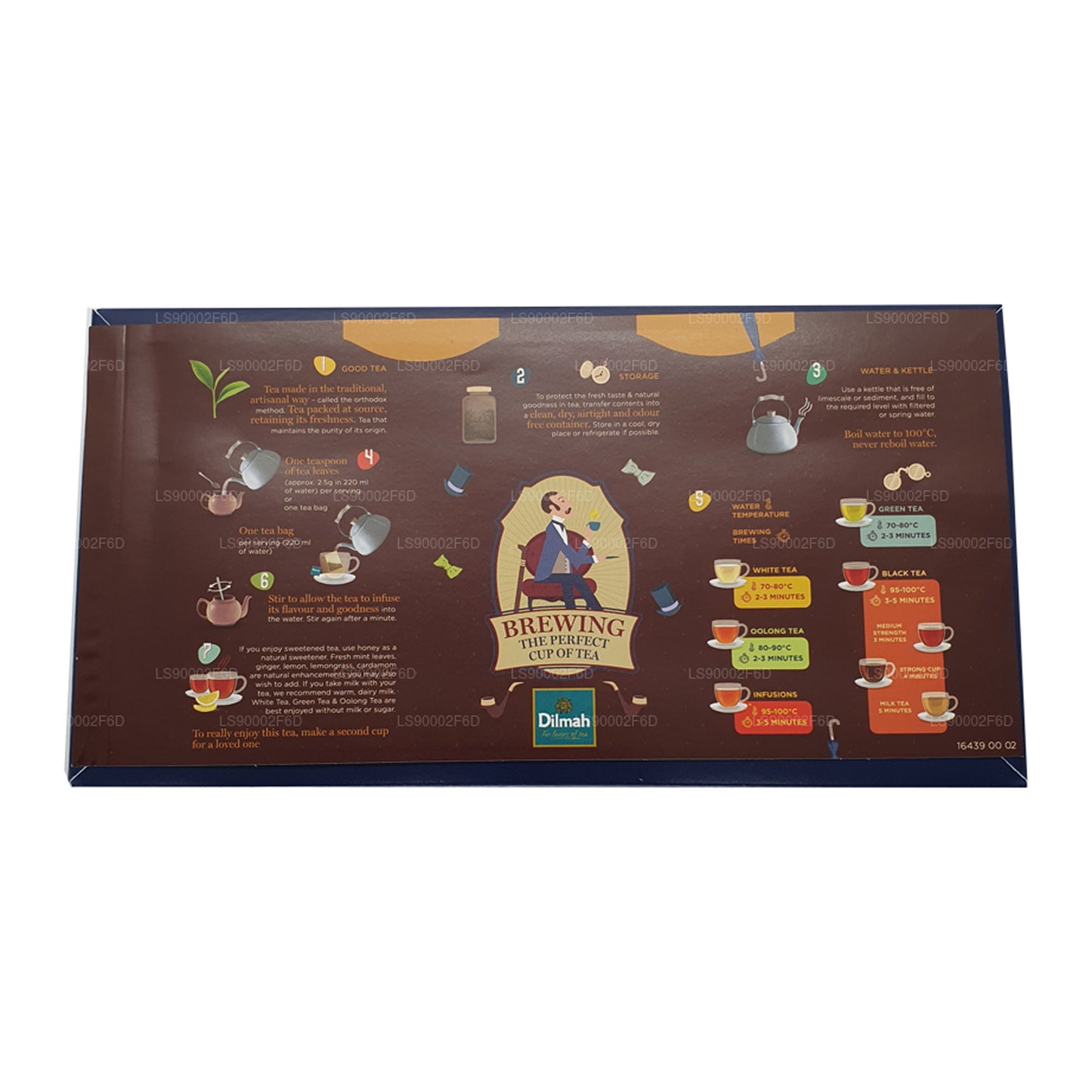 Čajové sáčky Dilmah Gentleman