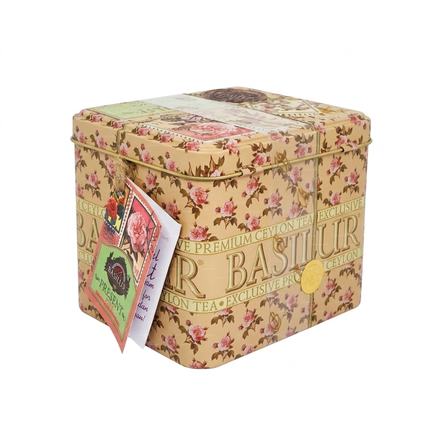 Basilur Dárek „Růžový“ (100g) Caddy